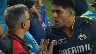 Glove or ball? Shubman Gill’s heated exchange with umpire after controversial run-out | Cricket News